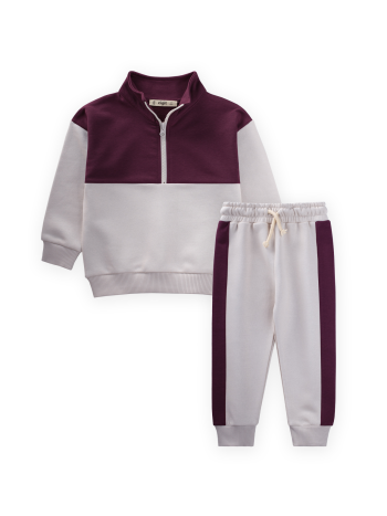 Sweatshirt Takım 2-10 Yaş Bordo