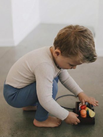 Fitilli Basic Zıbın Takım 0-3 Yaş Açık Bej