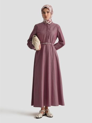 Armine Elbise 25YD9178 Bordo