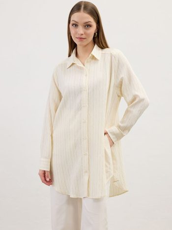 تونيك إيكرو مخطط بتصميم متموج