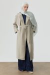 Epaulette Coat - Stone
