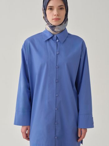 Brit Buttoned Shirt - Blue