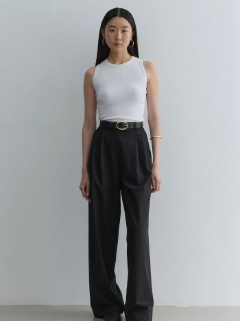 Düz Paça Pantolon Siyah