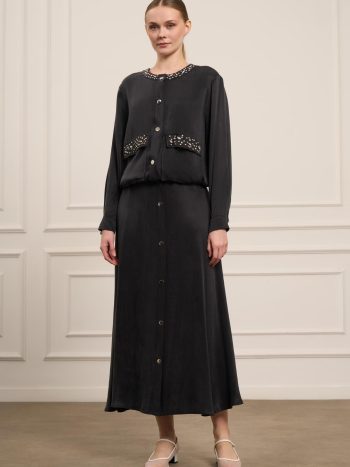 FTZ Women's Cupra Skirt Suit in Black 31063