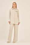 FTZ Women's Cupra Fabric Pants Suit in Beige 31059