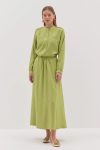 Jacquard Women's Suit in Avocado Green