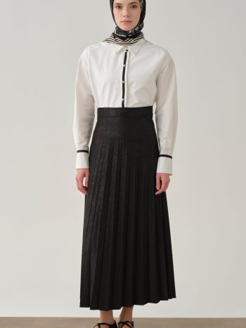 Pleated Skirt - Black