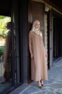 Yan Gizli Ilık Kapamalı Ceket - Fındık Rengi