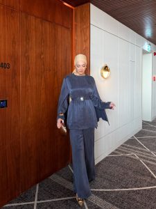 Hacer Pantolonlu Takım Haki - Görsel 14