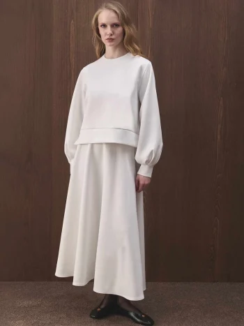 Balon Kol Scuba Ekru Etekli Takım