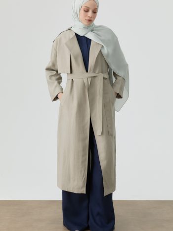 Epaulet Ceket - Taş Rengi