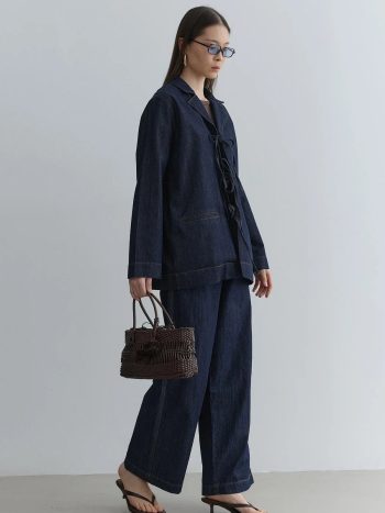 Navy Blue Denim Jacket