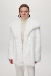 Short Fur White Coat 13828