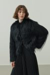 Short Fur Coat Black