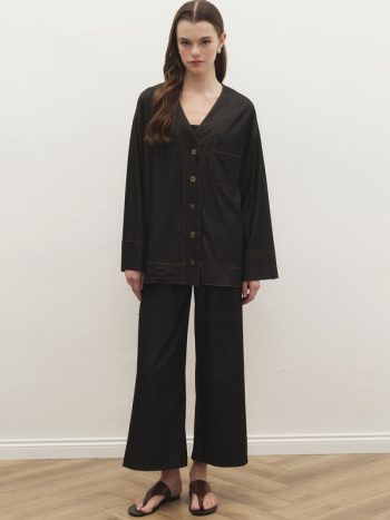 طقم الجينز الأسود من ميياكي تينسيل