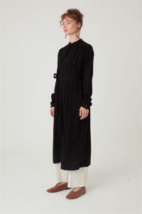 Uzun Robadan Büzgülü Tunik Siyah - Görsel 10