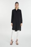 Gizli Düğme Detaylı Tunik Siyah T-0767