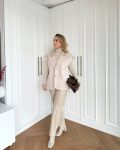 Afra Beige Pantsuit Set