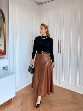 Burcu Skirt Beige
