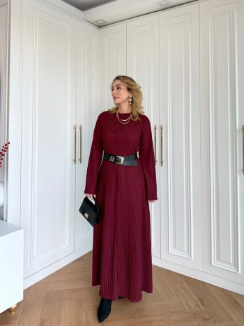 Melek Elbise Bordo