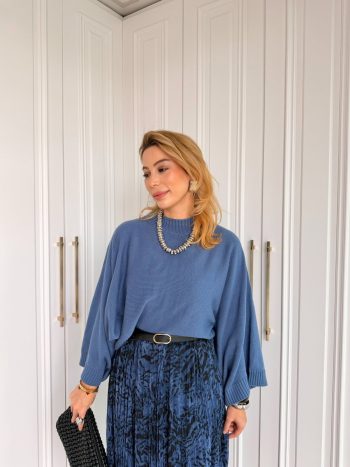 Senem Sweater in Baby Blue