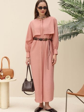 Wind-Blown Dress in Light Rose