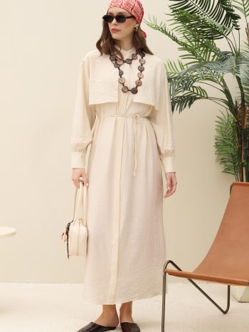 Bone Dress with Belt