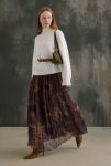 Bohemian Wrinkled Chiffon Skirt