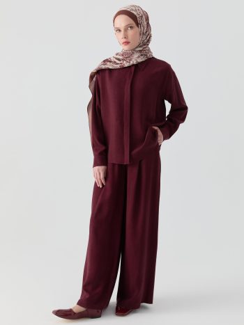 Bol Paça Pantolon - Bordo