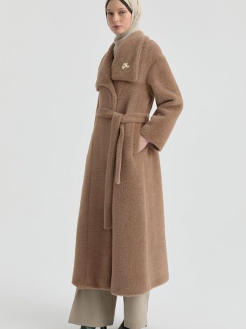 Belted Coat - Mink