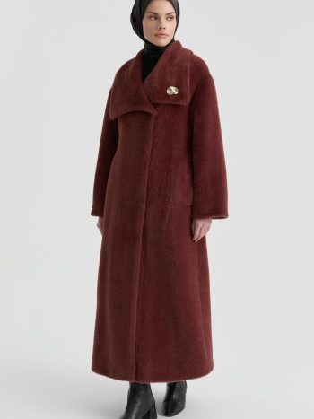 Belted Detail Coat - Beige