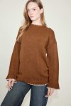 Regular Fit Bicycle Neck Knitted Sweater Tunic