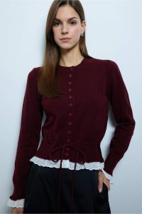 Slim Fit Triko Hırka
