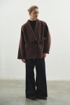 Belt Buckle Cashmere Brown Coat
