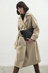 Premium Crinkle Cashmere Mink Coat