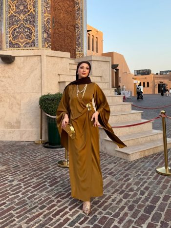 Ilkgul Dress in Olive Green