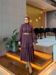 Nurgül Dress Mürdüm