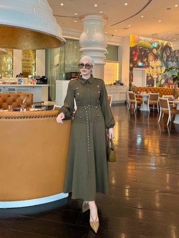 Özden Khaki Dress