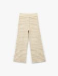 Girls' Elastic Waist Wide Leg Knit Pants