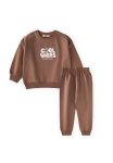 Cool Vibes Print Set 2-7 Years Brown