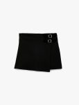 Girl's Bow Detail Viscose Blend Basic Skort