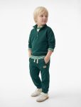 Men's Baby Jogger Pants with Drawstring Waist and Pocket Details