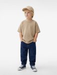 Boys' Cotton Pocketed Comfort Fit Buttoned Balloon Form Denim Pants