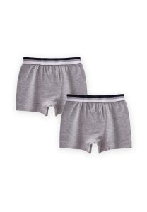 Two-Pack Boxers 2-9 Years Gray