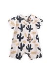 Patterned Romper 0-4 Years Off-White