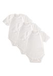 Triple Onesie 0-3 Years White