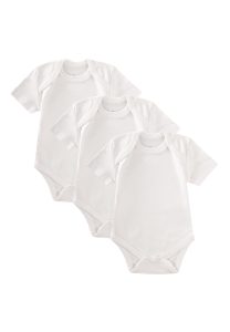 Triple Onesie 0-3 Years White