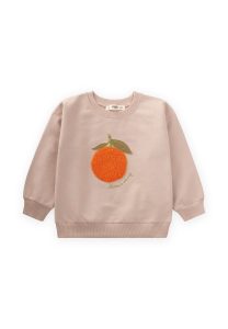 Süzene Nakışlı Sweatshirt 1-7 Yaş Bej