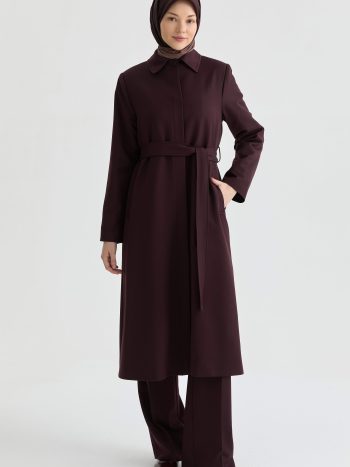 Apoletli Kap - Bordo