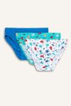 Monster Print 3-Pack Boys' Briefs